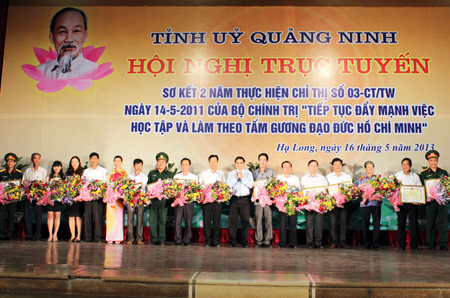 Quảng Ninh Tiếp tục đẩy mạnh việc học tập, làm theo tấm gương đạo đức Hồ Chí Minh